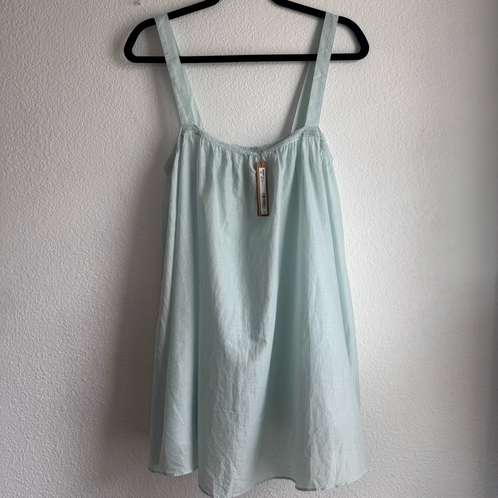 Skims Voile Mini Dress – Frost (Light Blue) Size L NWT